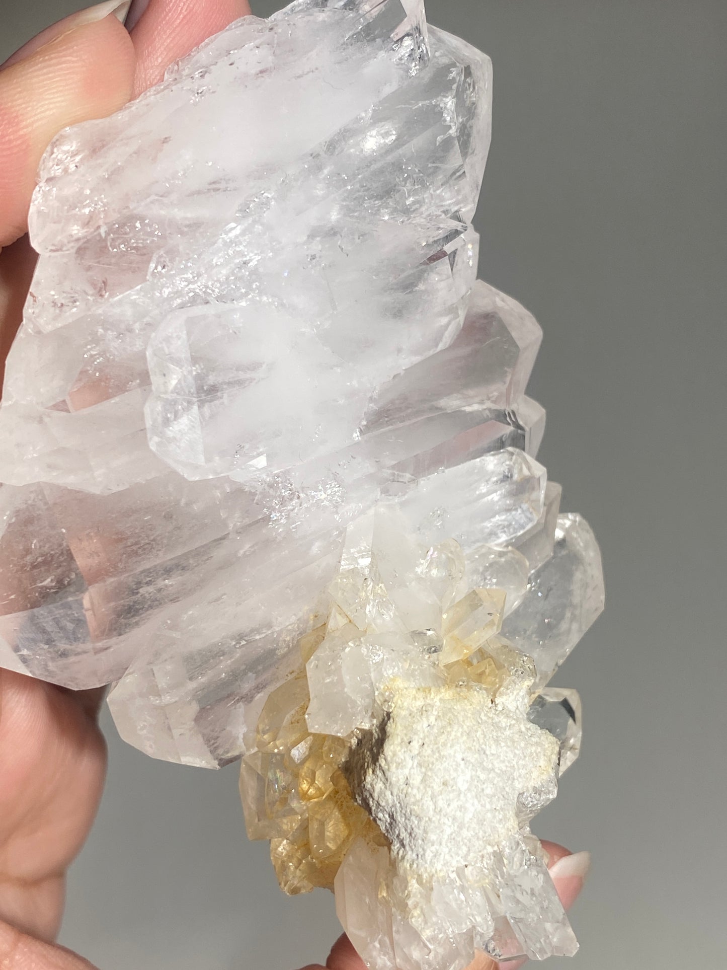 Pakistani Faden Clear Quartz with Iron