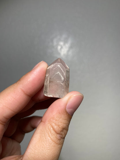 Semi-Polished Lithium Quartz Point