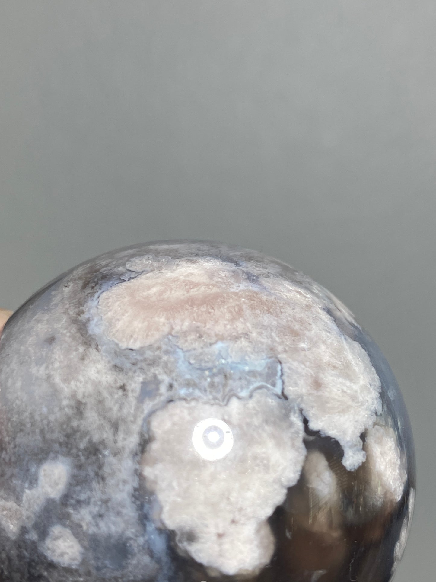 Blue Flower Agate Sphere 2