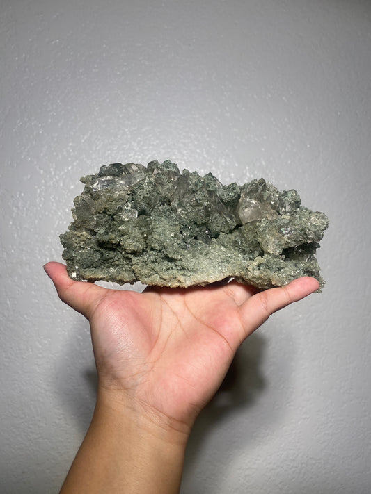 Large Himalayan Chlorite Quartz Cluster (Destash)