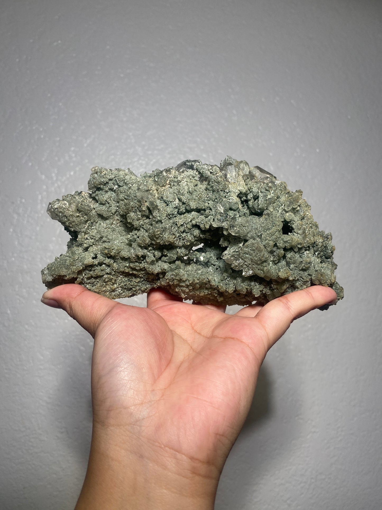 Large Himalayan Chlorite Quartz Cluster (Destash)