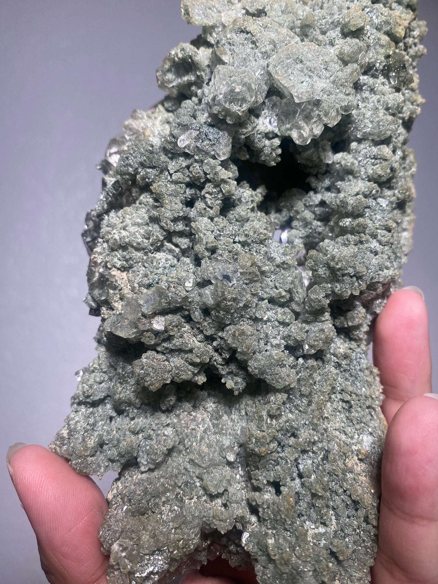 Large Himalayan Chlorite Quartz Cluster (Destash)