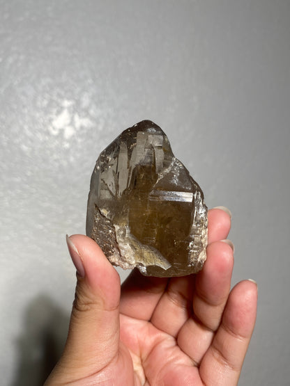 Turkish Light Smoky Quartz with Pyrite