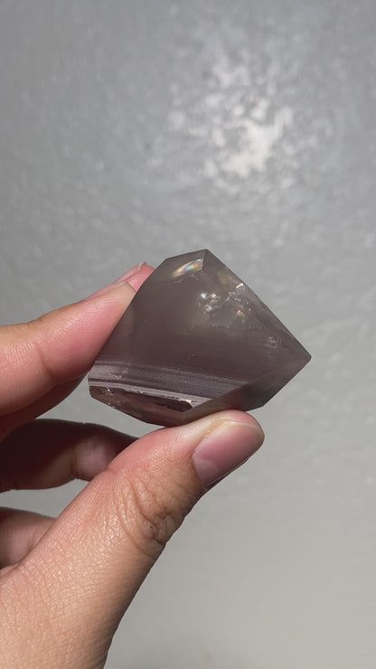 Lithium Quartz Freeform with Mica Inclusions