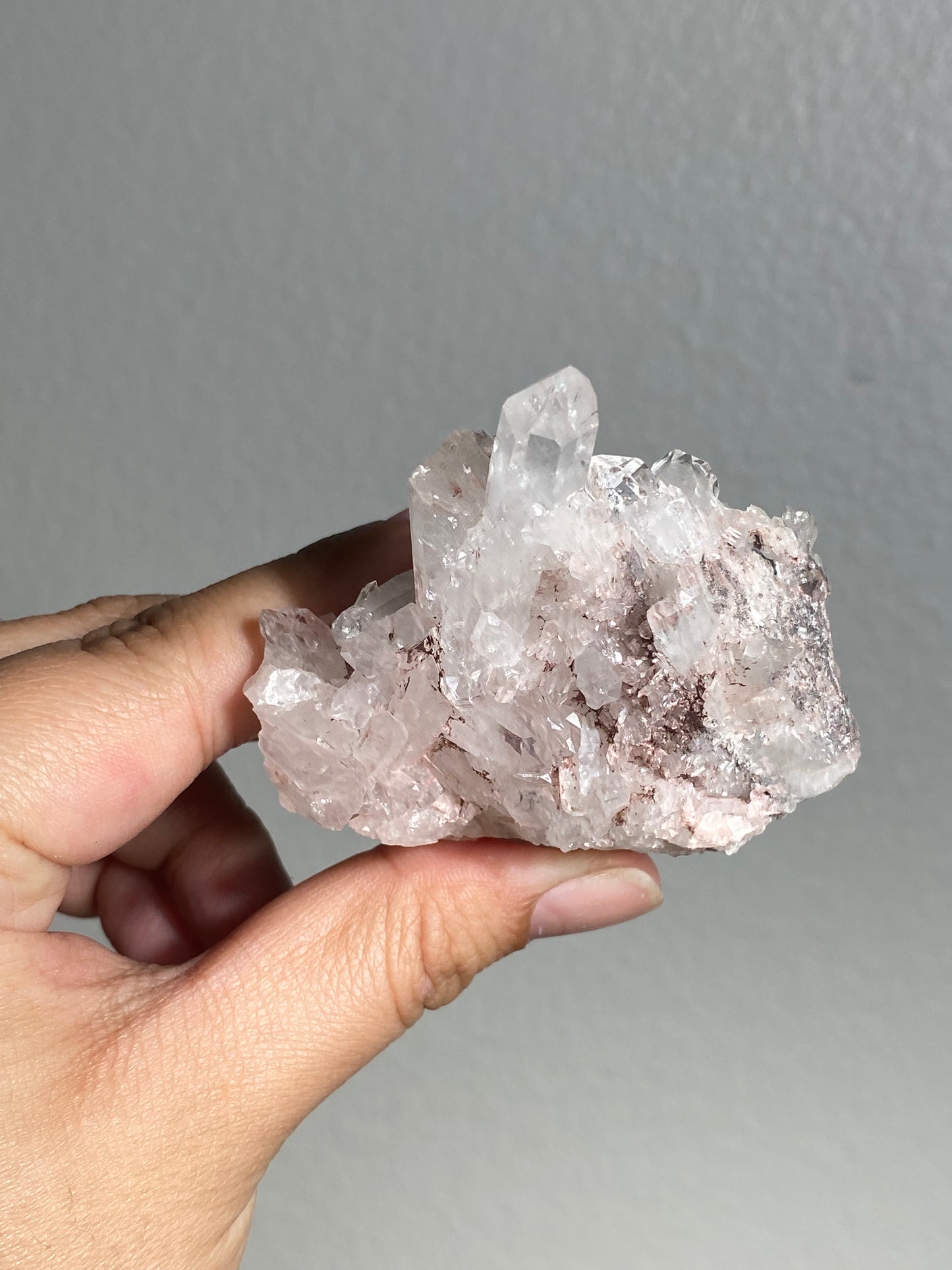 Pink Colombian Lemurian Cluster