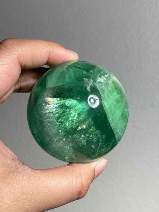 Green Fluorite Sphere 1