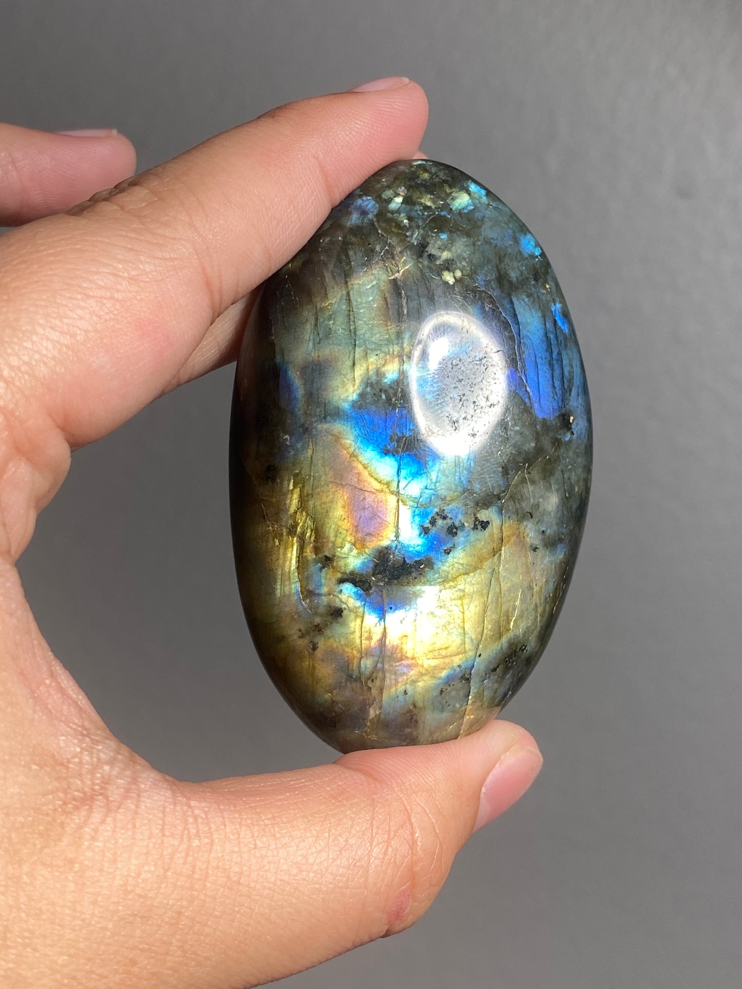 Labradorite Palm Stone 2