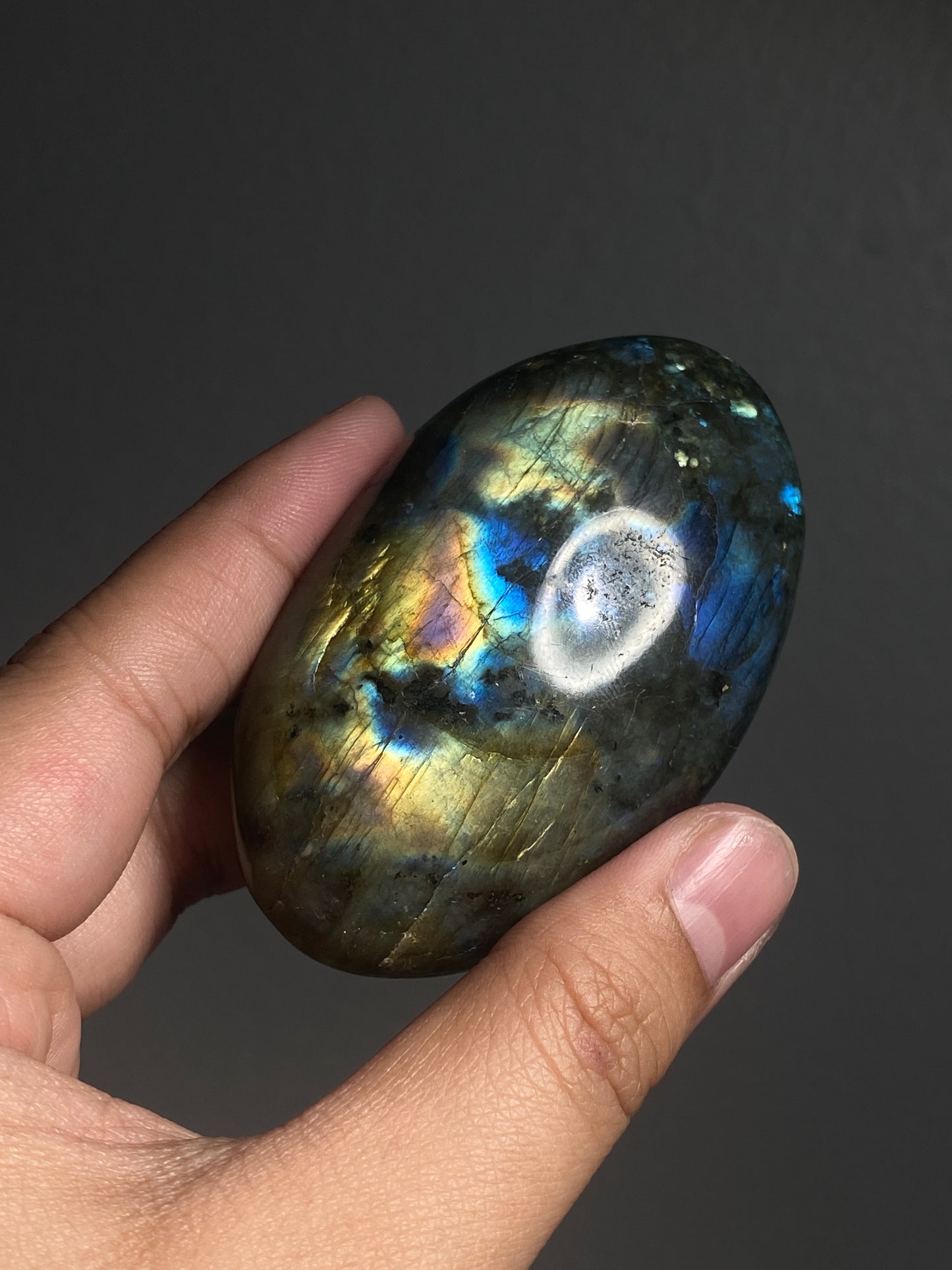 Labradorite Palm Stone 2