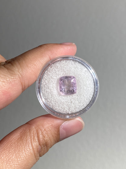 Mini Kunzite Faceted Gem