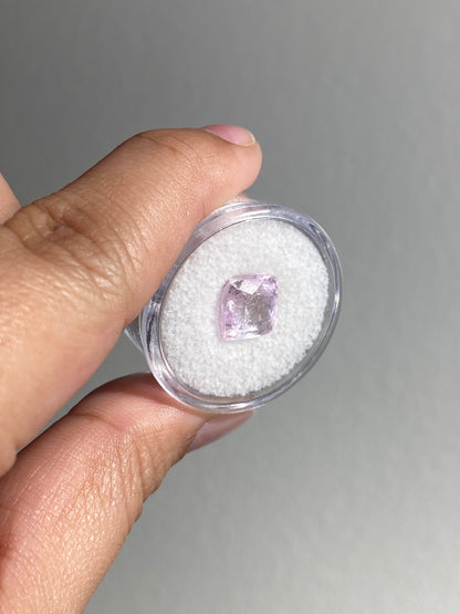 Mini Kunzite Faceted Gem