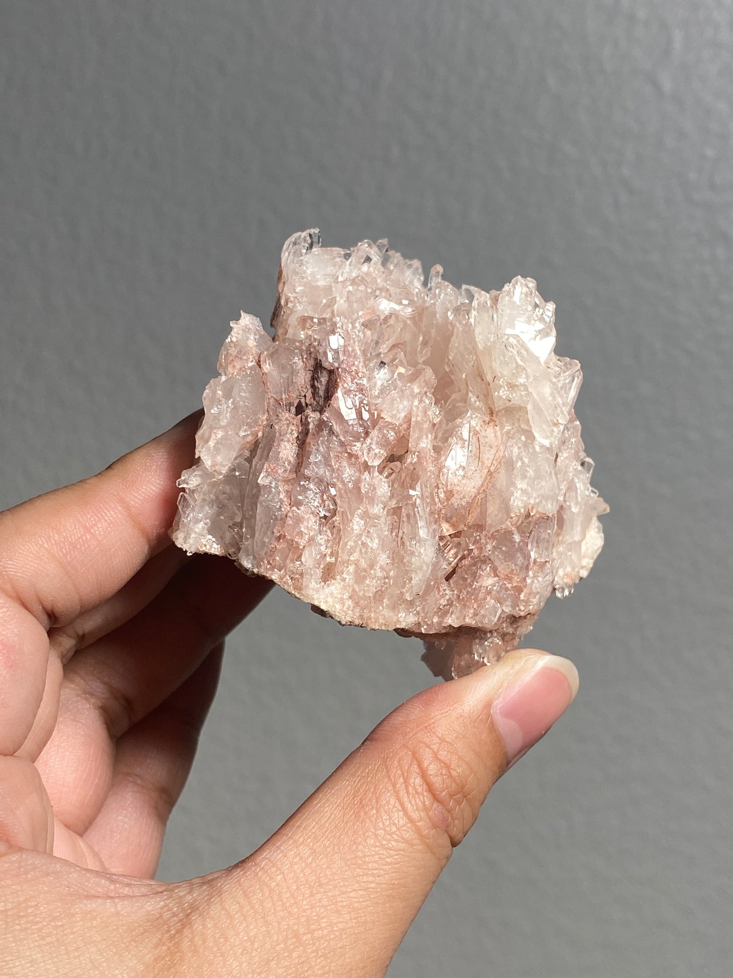 Faden Pink Colombian Lemurian Quartz