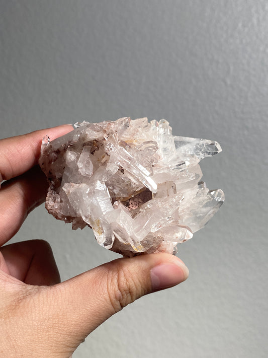 Faden Pink Colombian Lemurian Quartz